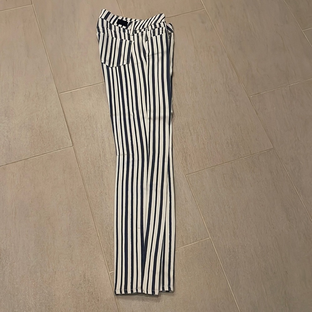 Striped Paige Jeans. In new condition.